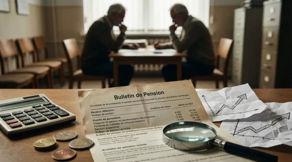 feuille de pension retraite et inflation France