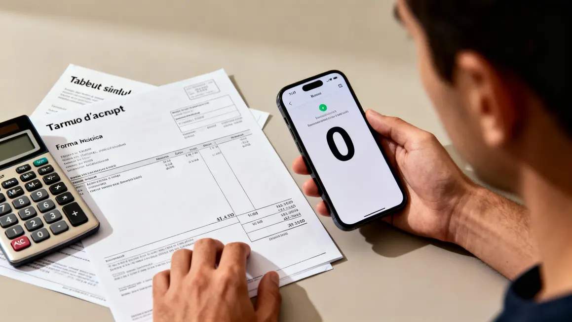 Simulation acompte avance crédit d’impôt écran notification nulle