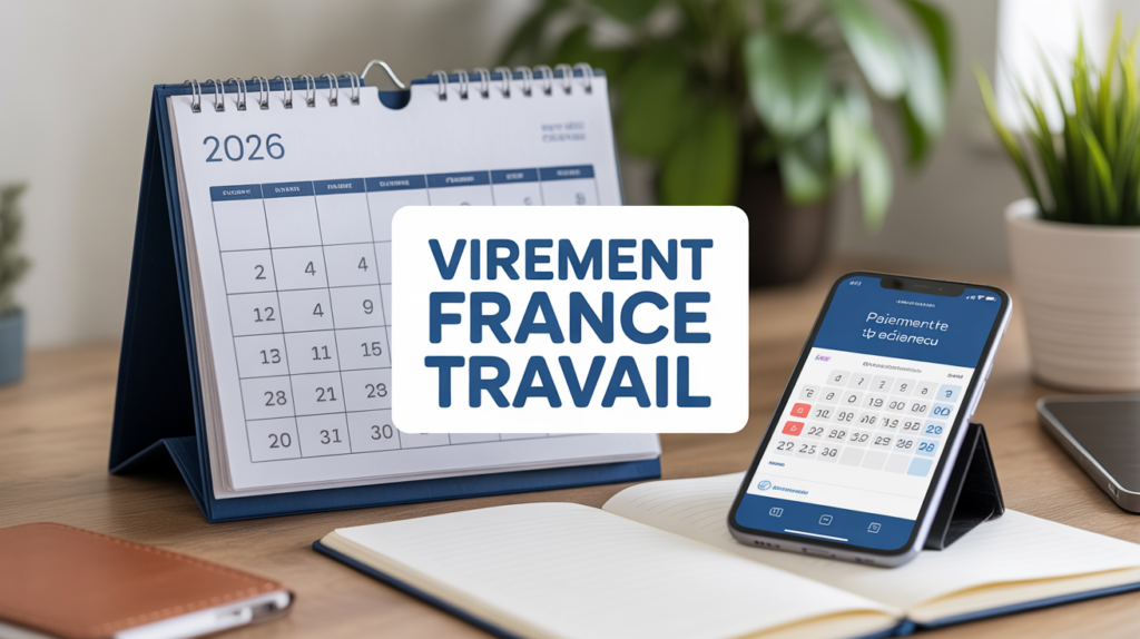 à quelle heure arrive le virement pôle emploi calendrier 2026