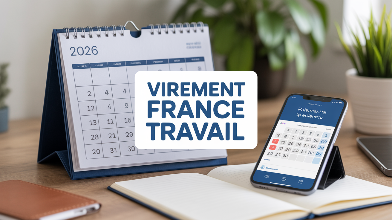 à quelle heure arrive le virement pôle emploi calendrier 2026