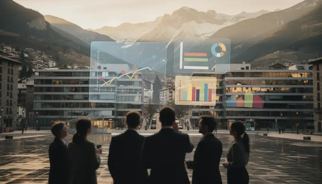 Andorre paysage professionnels graphique fiscalité