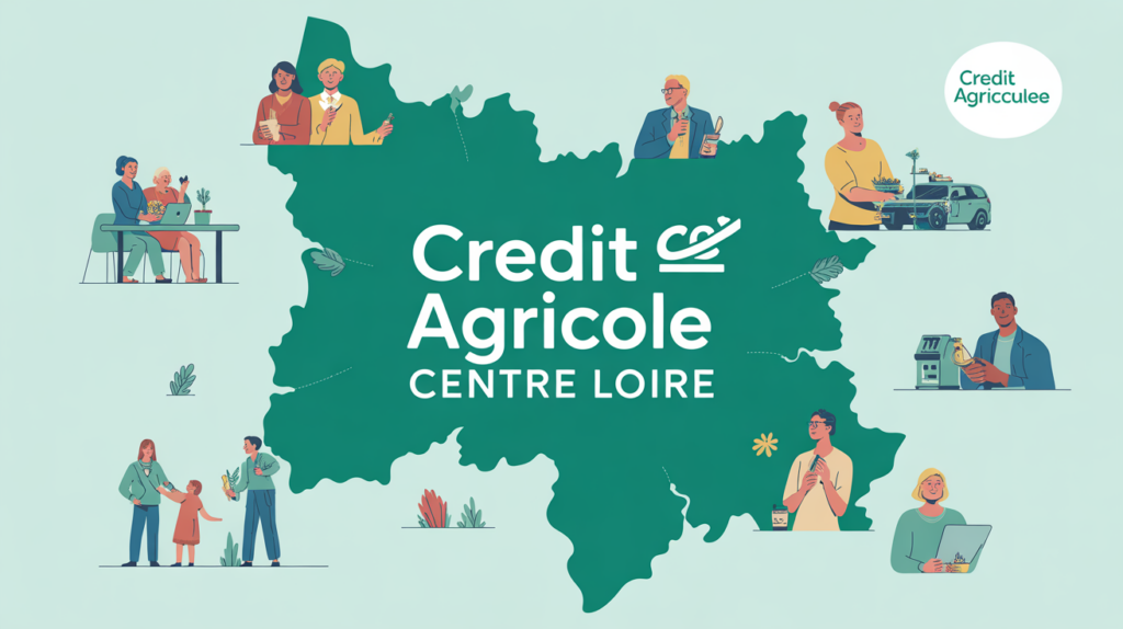 Illustration cacentreloire carte agences