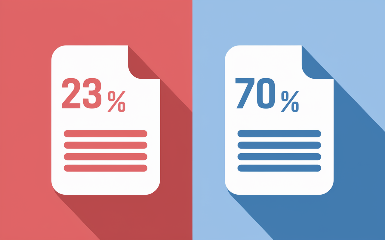 Comparaison de documents cobaz affichage innovant