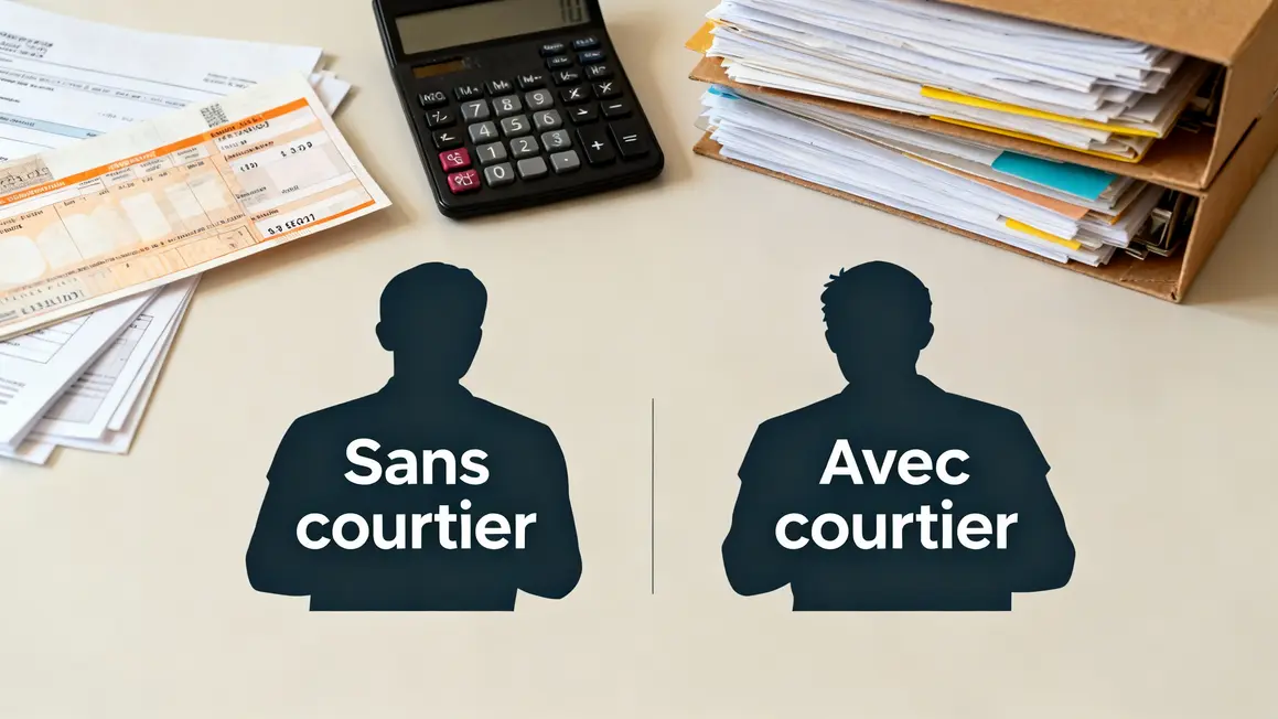 Avec ou sans courtier, différence taux et coûts