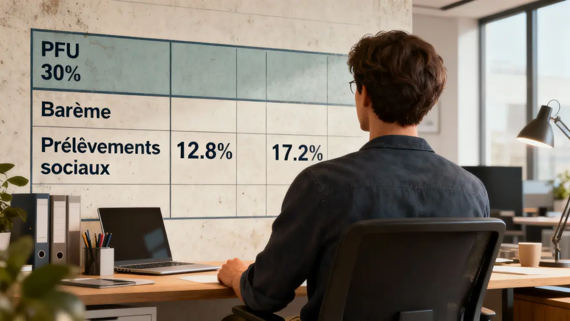 Tableau PFU barème prélevements sociaux assurance vie