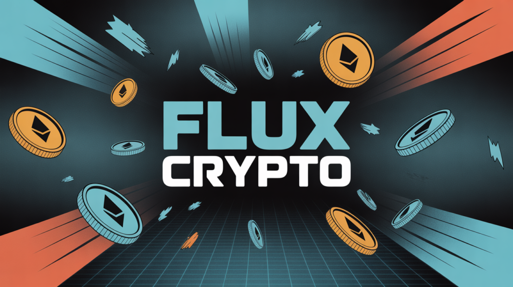 illustration flux crypto et circulation de jetons