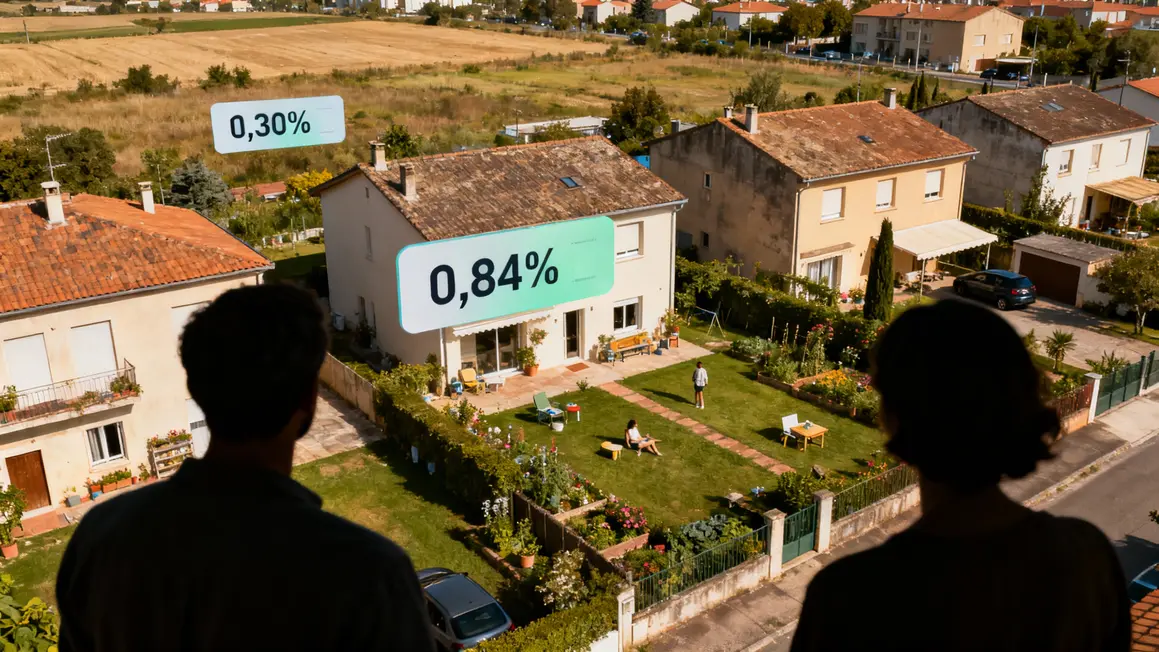 maisons jardins taux bas zone périurbaine