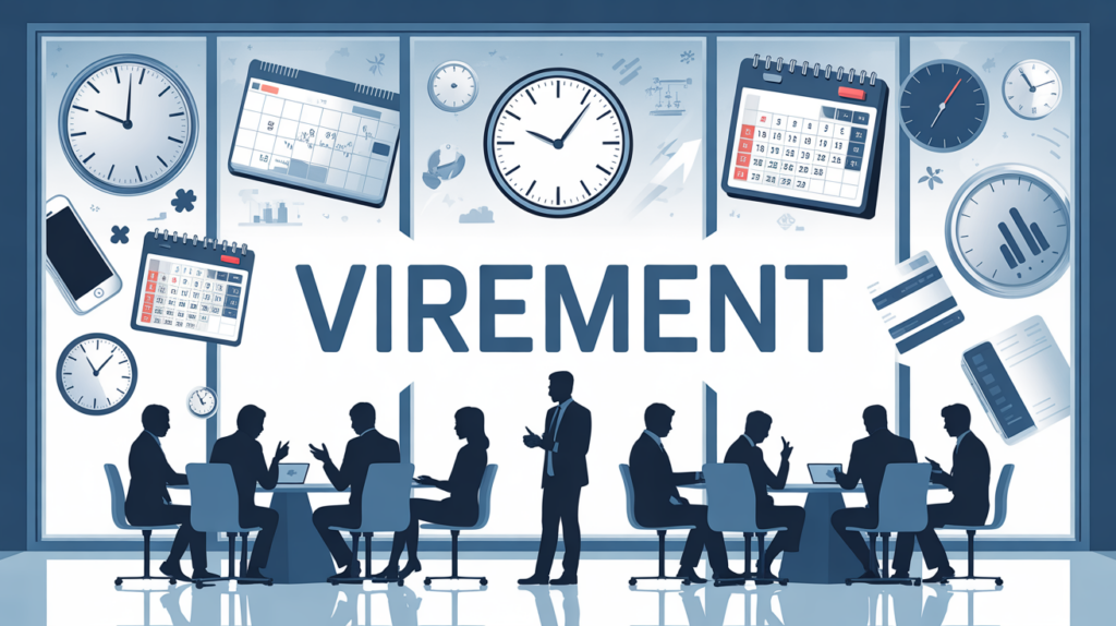 jusqu'à quelle heure peut on recevoir un virement banque calendrier