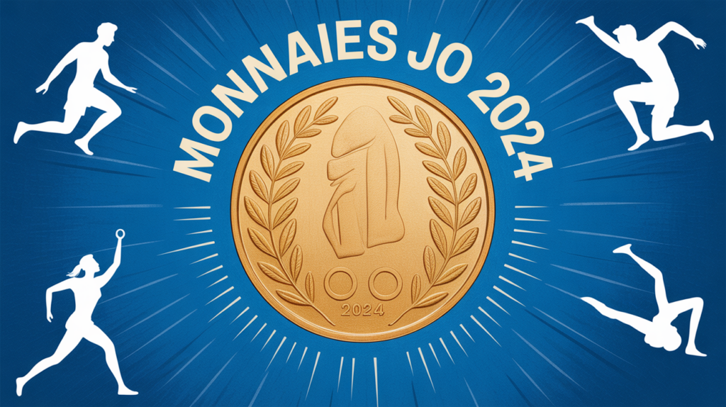 monnaie de paris jo 2024 piece stylisee sportifs