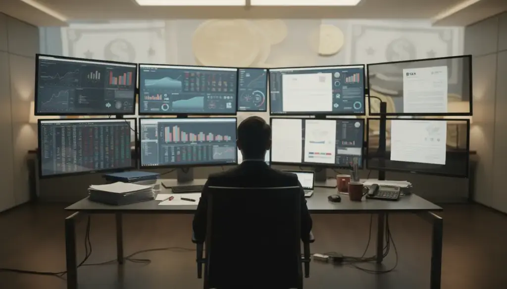 Contrôle trading fiscalité écrans optimisation