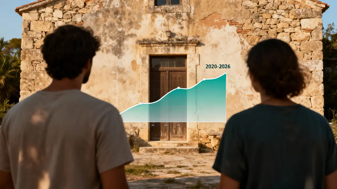 Immeuble graphique stabilité marché immobilier