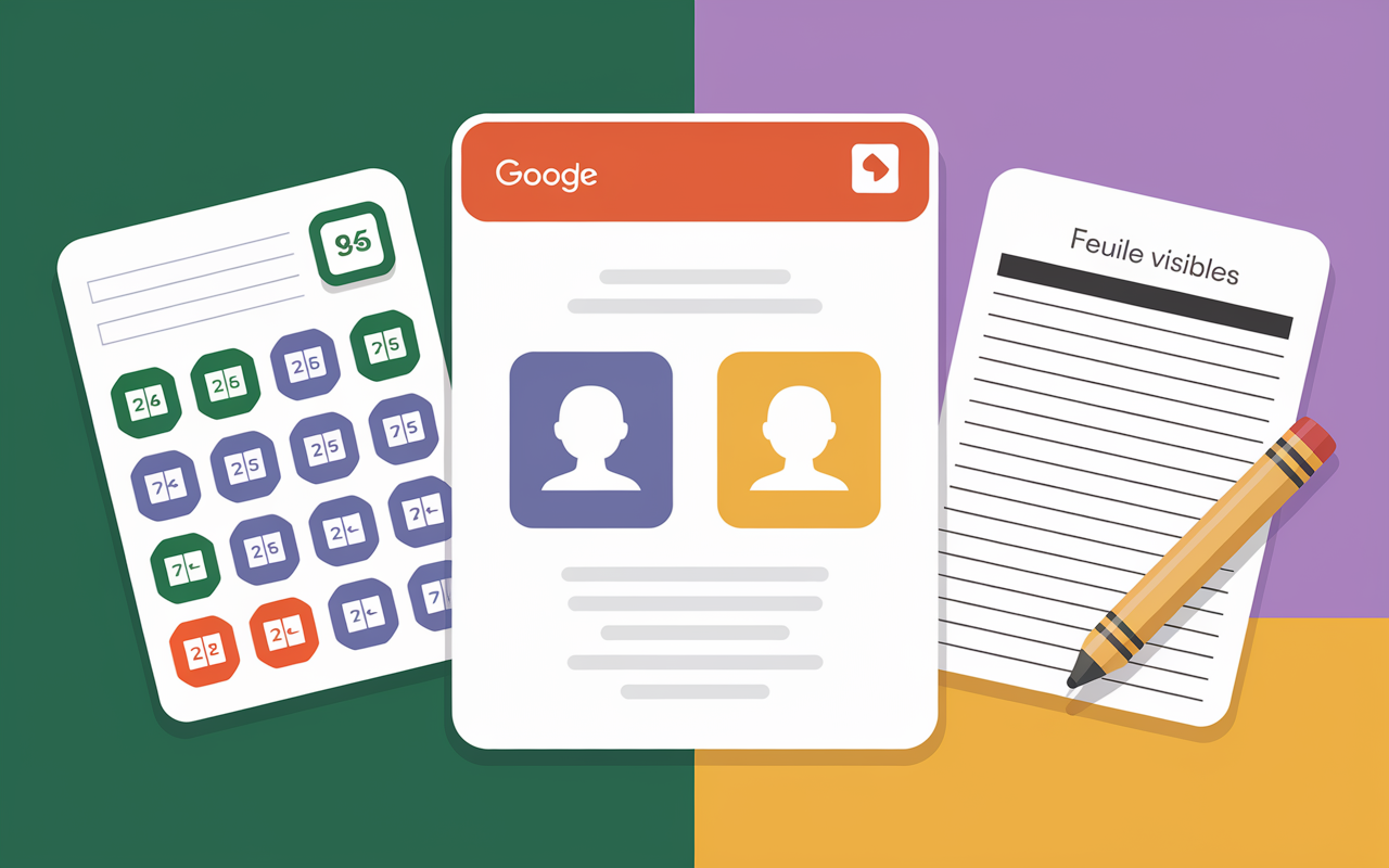 trois formats tableau excel budget familial gratuit, excel, google sheets et pdf