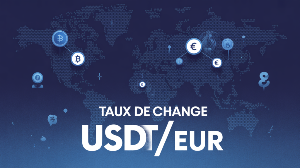Carte stylisée taux usdt en euro
