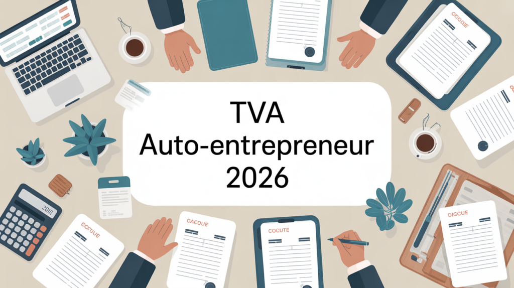 auto-entrepreneur et tva je suis perdu illustration bureau 2026