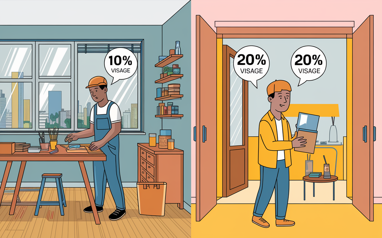 visuel comment savoir si tva à 10 ou 20 travaux appartement