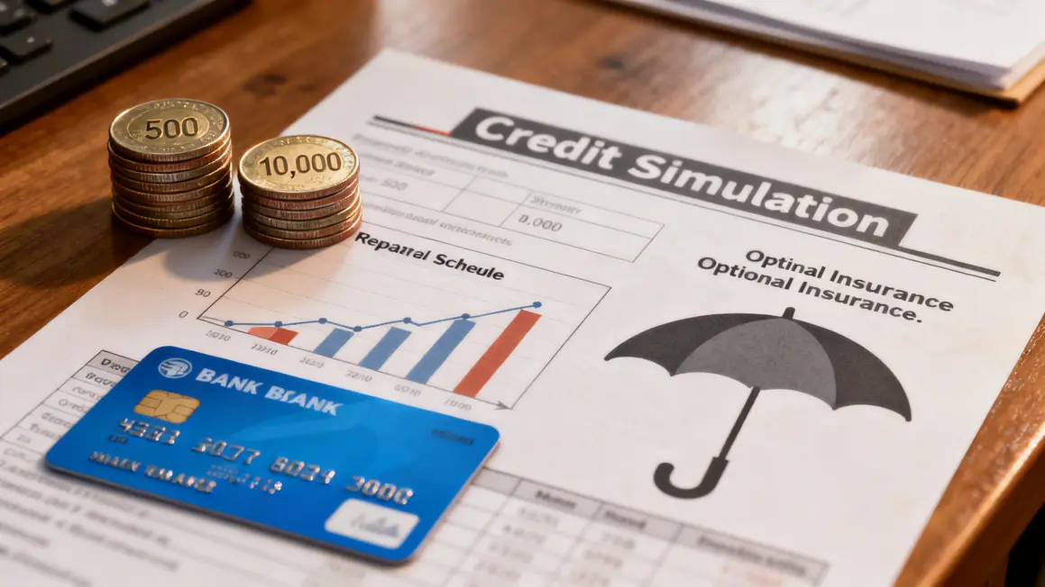 credit renouvelable La Banque Postale piles pieces simulation assurance