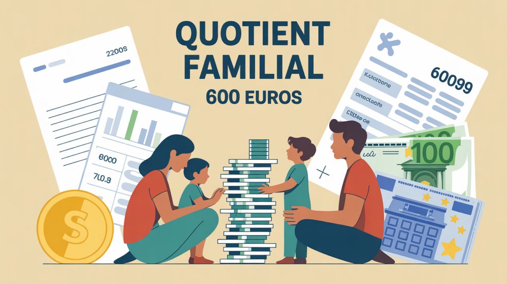 quotient familial 600 euros foyer parents enfants avec aides