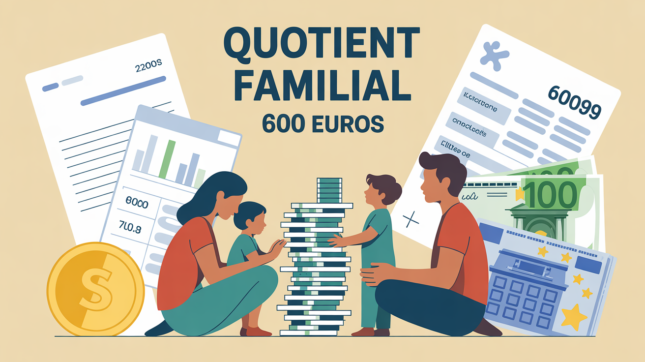 quotient familial 600 euros foyer parents enfants avec aides