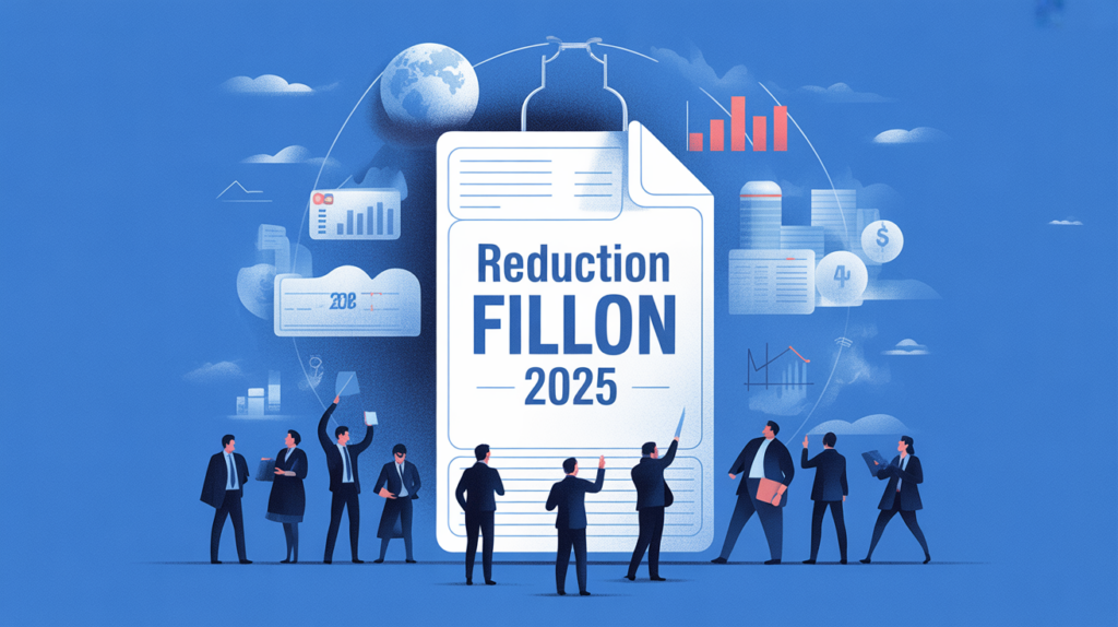 Illustration fiche de paie réduction fillon 2025