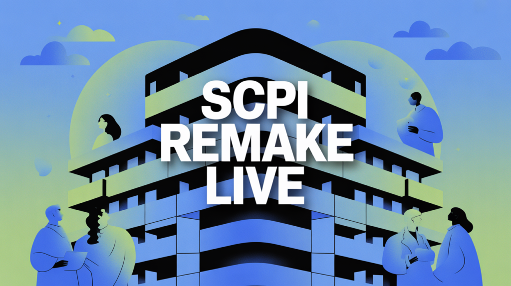 SCPI Remake Live avis illustration immeuble stylisé