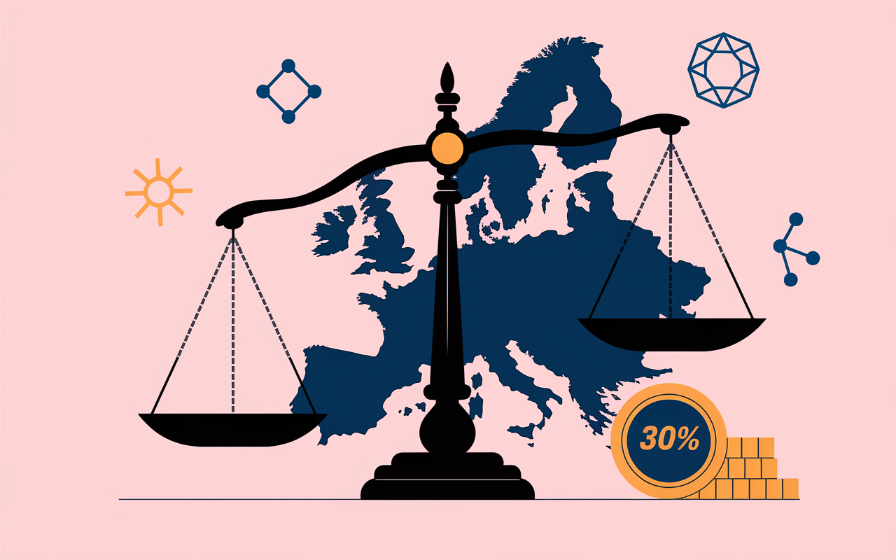 Justice carte Europe tokenisation immobilier securite