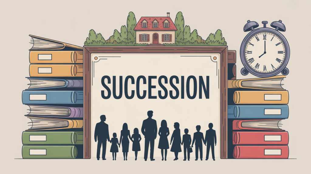 combien de temps pour une succession illustration notaire