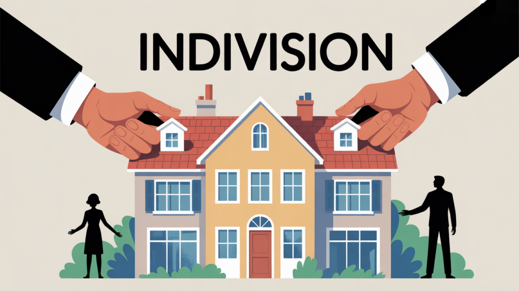 illustration comment sortir d une indivision maison partagee
