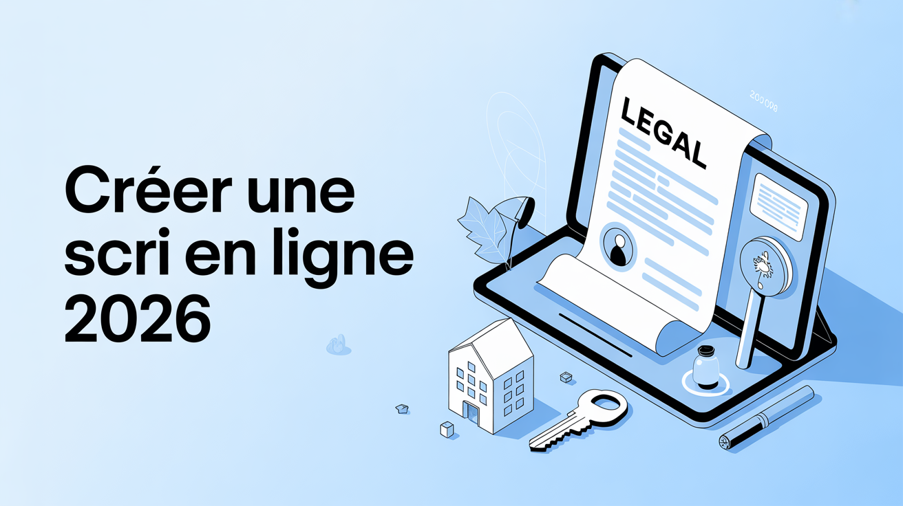 création sci en ligne tablette contrat immobilier