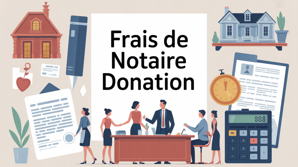 notaire donation frais famille bureau notaire