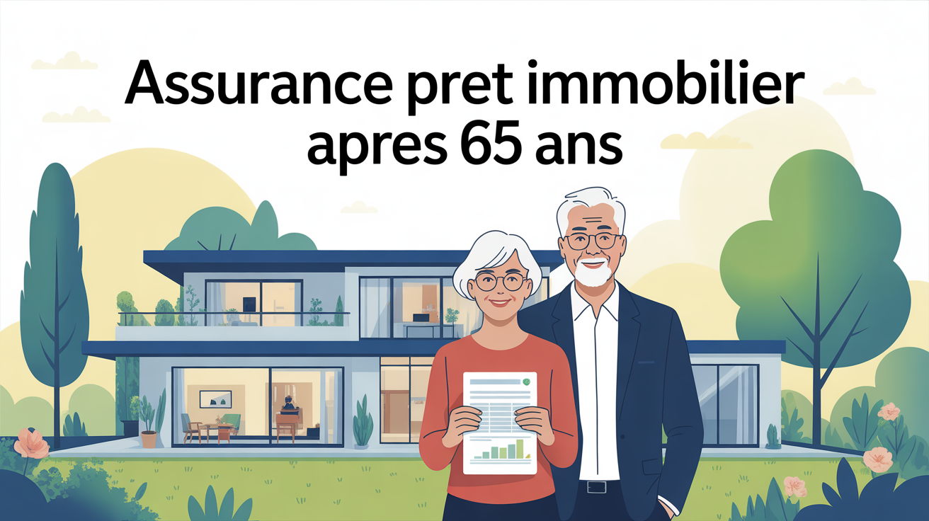illustration taux assurance prêt immobilier après 65 ans couple senior