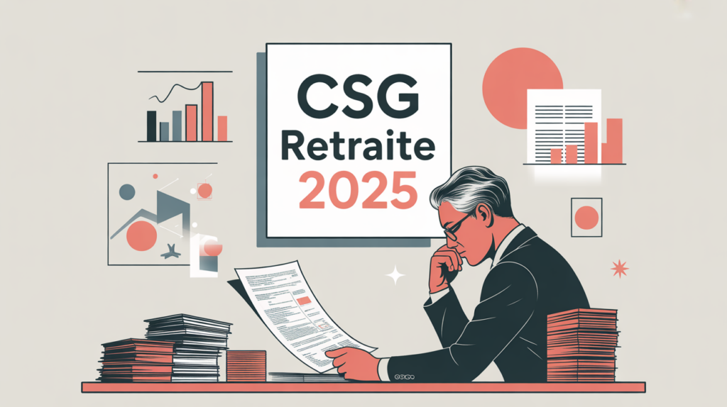 CSG retraite 2025 retraité consultant document
