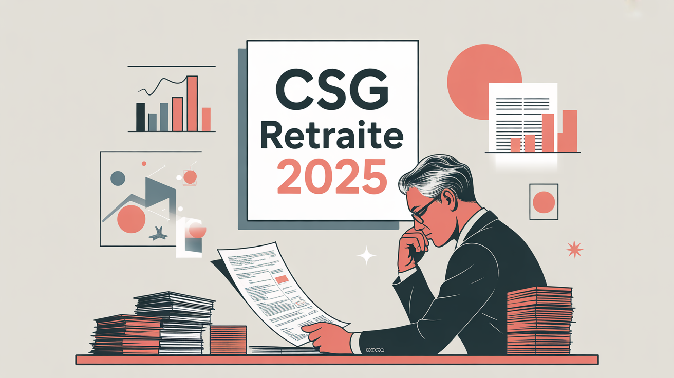 CSG retraite 2025 retraité consultant document