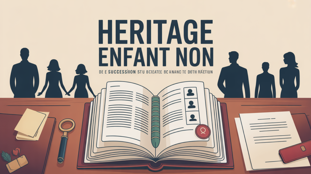 dossier succession enfant non reconnu heritage