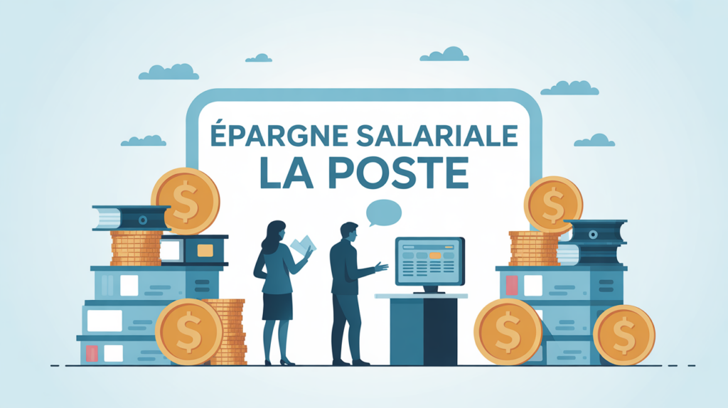 Epargne salariale La Poste illustration plateforme
