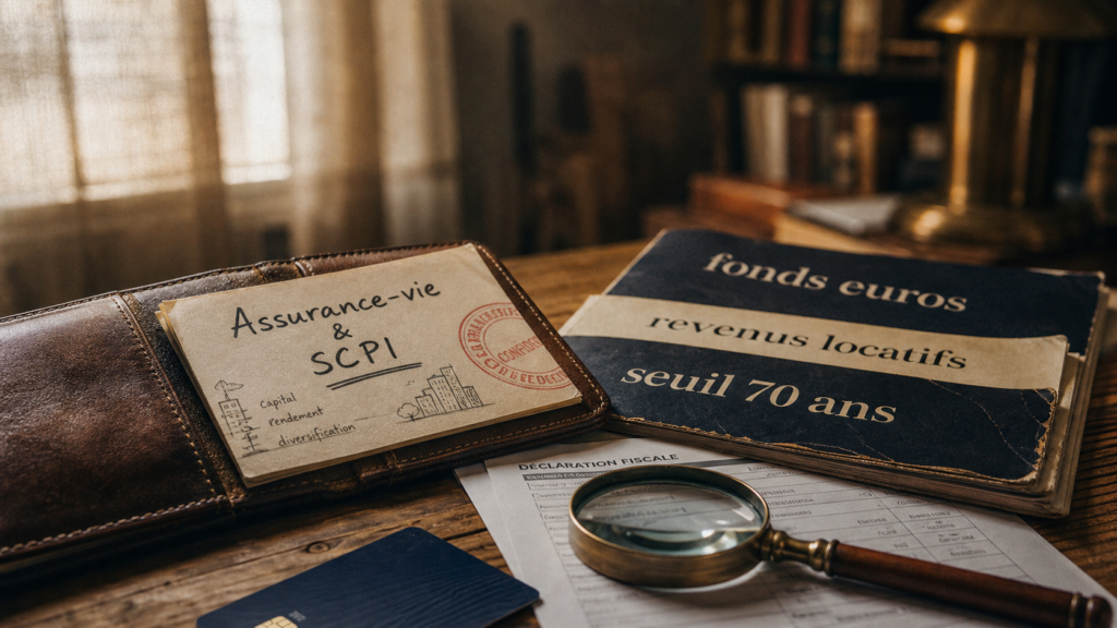 Meilleur placement pour un senior : assurance-vie et SCPI sur documents