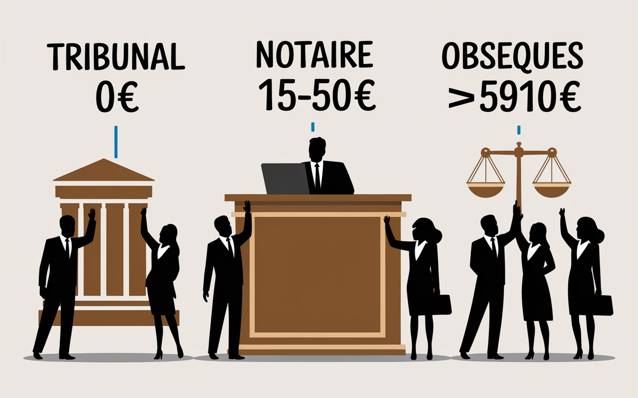 Illustration tableau combien coûte un refus de succession