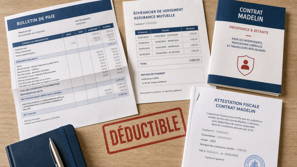 deduction mutuelle impots : déduction assurance santé