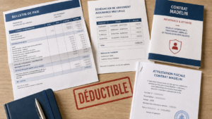 deduction mutuelle impots : déduction assurance santé