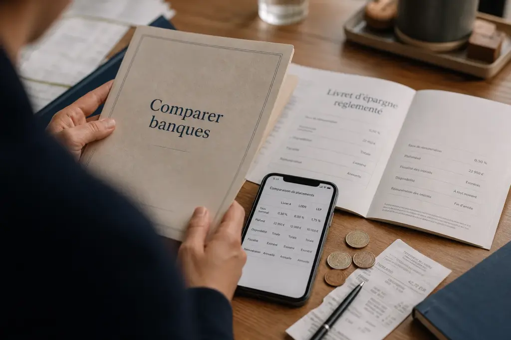 Meilleur banque pour placer son argent : comparer sécurité, taux et frais