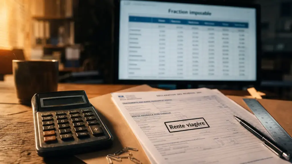 Rente viagere deductible des impots selon age et contrat