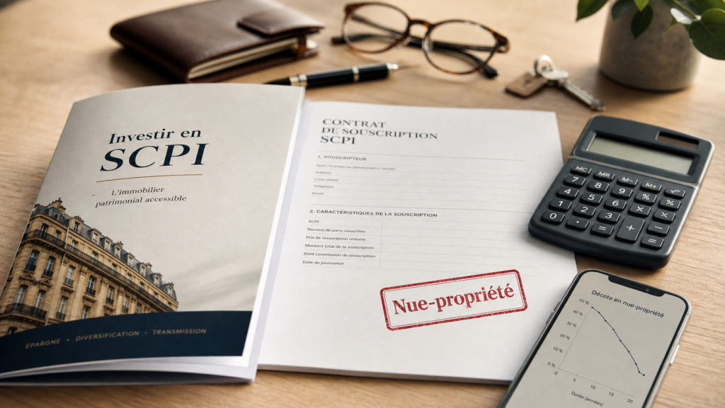 SCPI en nu propriété : décote et fiscalité