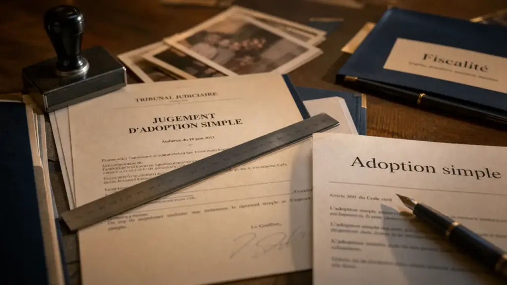 Succession adoption simple : jugement et dossiers fiscalité, hériter dans deux familles