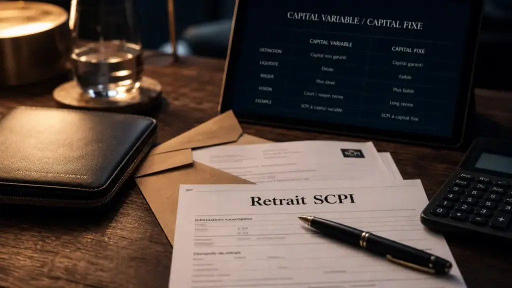 Vendre SCPI : capital variable ou capital fixe pour un bon prix