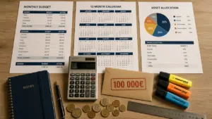 Changer de vie avec 100 000 euros : budget et calculatrice