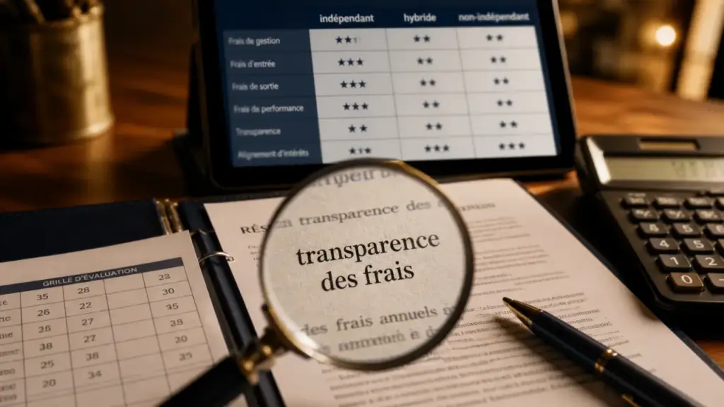 Classement cabinet gestion de patrimoine : frais et suivi indépendant ou hybride