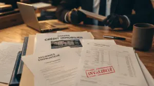 credit immobilier invalidité : dossier et assurance emprunteur avec mention INVALIDITÉ