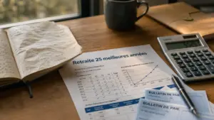 Retraite 6000 euros par mois : écart entre salaire, base et complémentaire