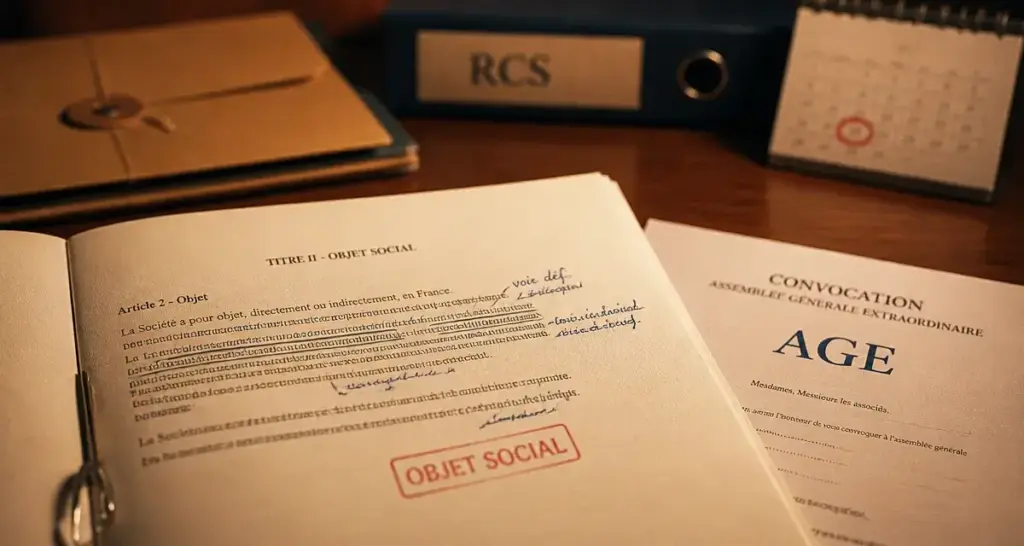 Objet social SCI : clause trop étroite bloquante